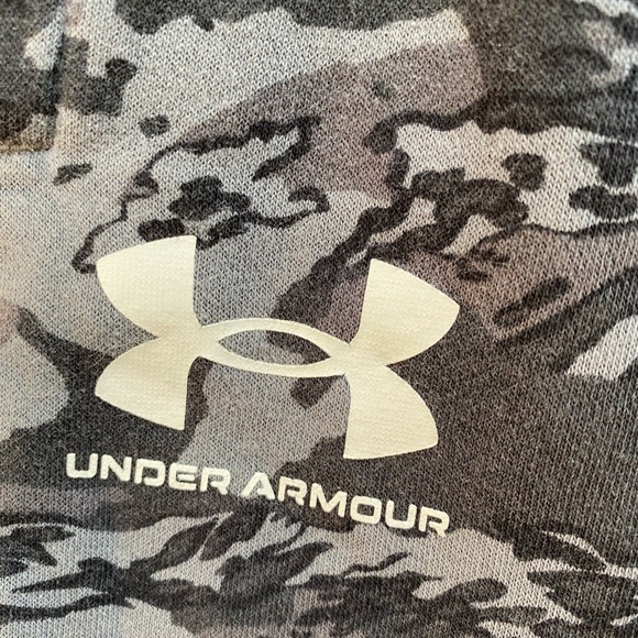 Boy’s Under Armour Black and Gray Camo Joggers - Picture 3 of 6